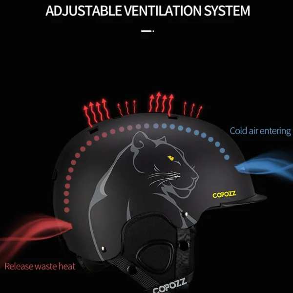 Nordicool SnowGuard™ Ultralight Ski & Snowboard Helmet - Image 4