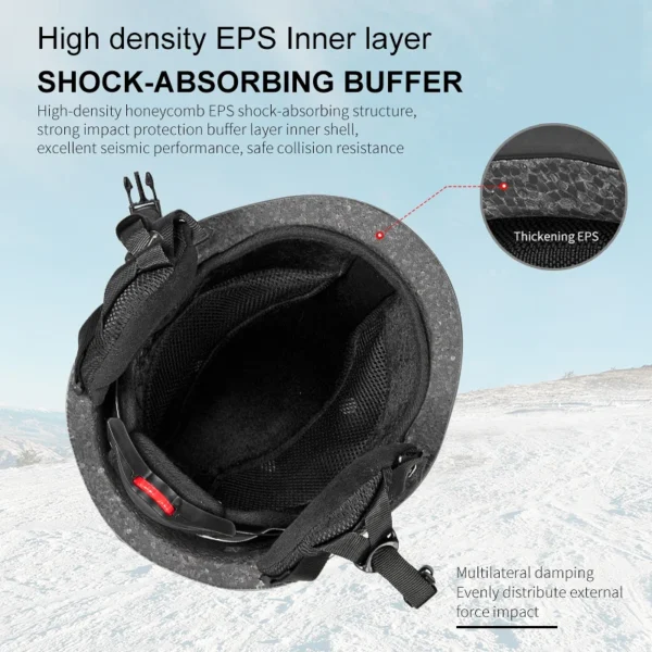 Nordicool GlacierGuard Pro – CE Certified Ski Helmet with Adjustable Fit & Ventilation - Image 5