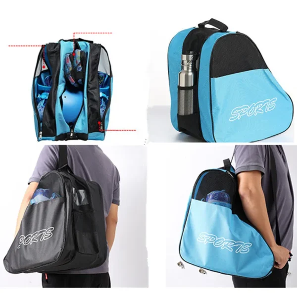 Nordicool GlidePro Ice & Inline Skates Bag – Breathable, Durable & Spacious - Image 2