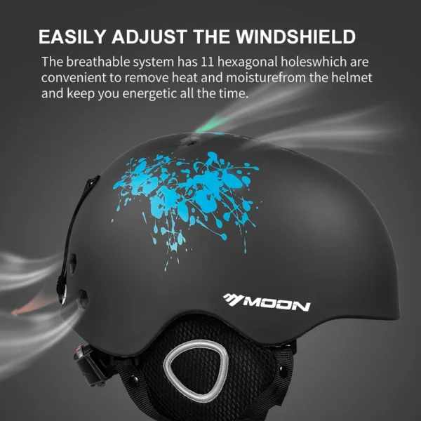 Nordicool GlacierGuard Pro – CE Certified Ski Helmet with Adjustable Fit & Ventilation - Image 3