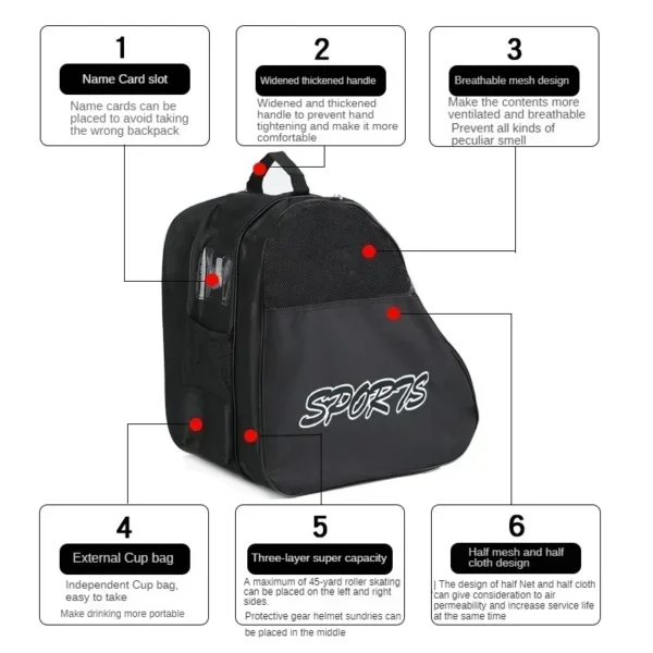 Nordicool ProGlide Skate Gear Bag - Image 5