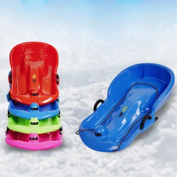 Nordicool FrostRider Kid’s Toboggan Sled – 2-Handle Snow & Sand Slider
