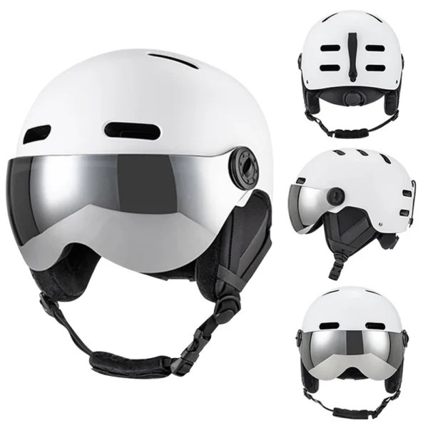 Nordicool ApexPro Snow Helmet – All-Season Protection with Integrated Goggles