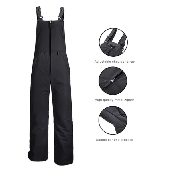 Nordicool StormShell One-Piece Ski Bib Overalls – Waterproof, Insulated & Unisex Fit - Image 2