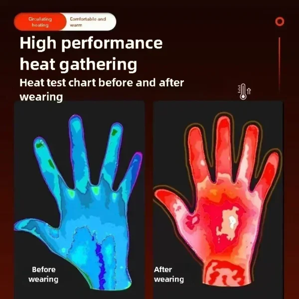 Nordicool VoltEdge Heated Gloves – All-Weather Touchscreen Thermal Gear - Image 3